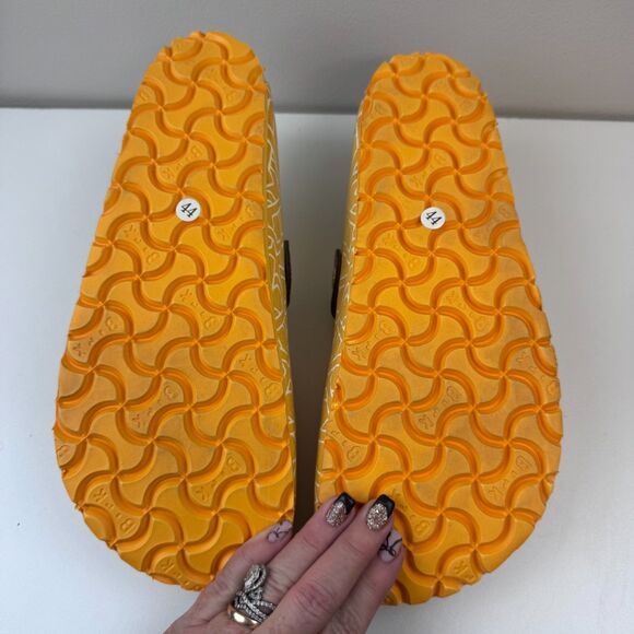 Birkenstock Medina Steps Medical Clogs Comfort Shoes Yellow Gray Collab Size 44 main image 9